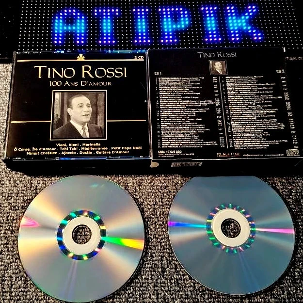🎶 2 CD-set Tino Rossi – 100 Ans D'Amour – 50 Collector-nummers 🌹 – photo 4